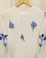 Agha Noor Inspired Blue Bloom D8 - Image 6