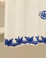 Agha Noor Inspired Blue Bloom D8 - Image 2