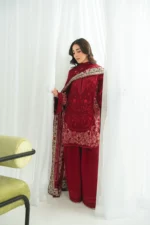 🕌Eid Fit Red Vine | Full Cash On Delivery D43 - Image 2