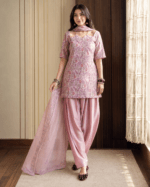 Pink Diva Farshi Shalwar | D50 - Image 3