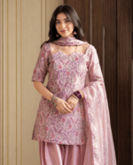 Pink Diva Farshi Shalwar | D50 - Image 5